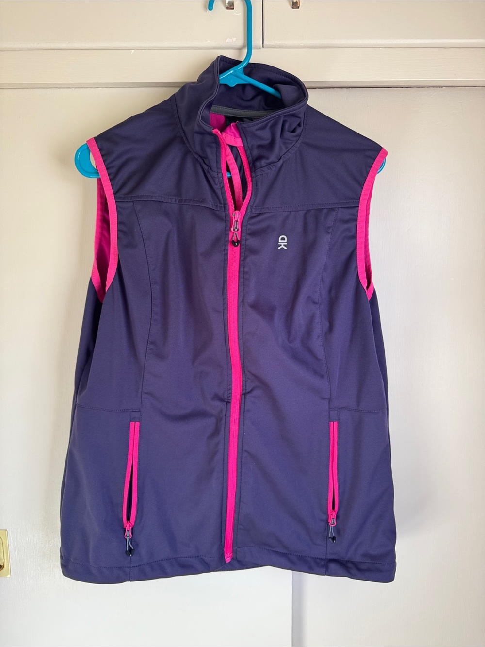 Purple Vest with Hot Pink Trim